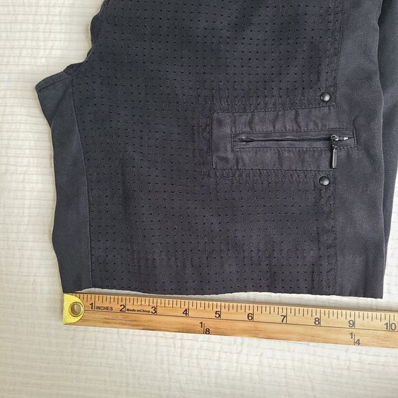 Jamie Sadock Shorts SZ 6 Golf Tennis Active Outdoors Zip Pockets Utility Black - Picture 5 of 6